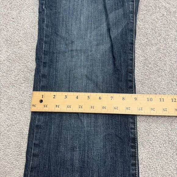 Lee Modern Series L342 Straight Leg Denim jeans 34x32 Blue Dark Wash Casual - Picture 12 of 15